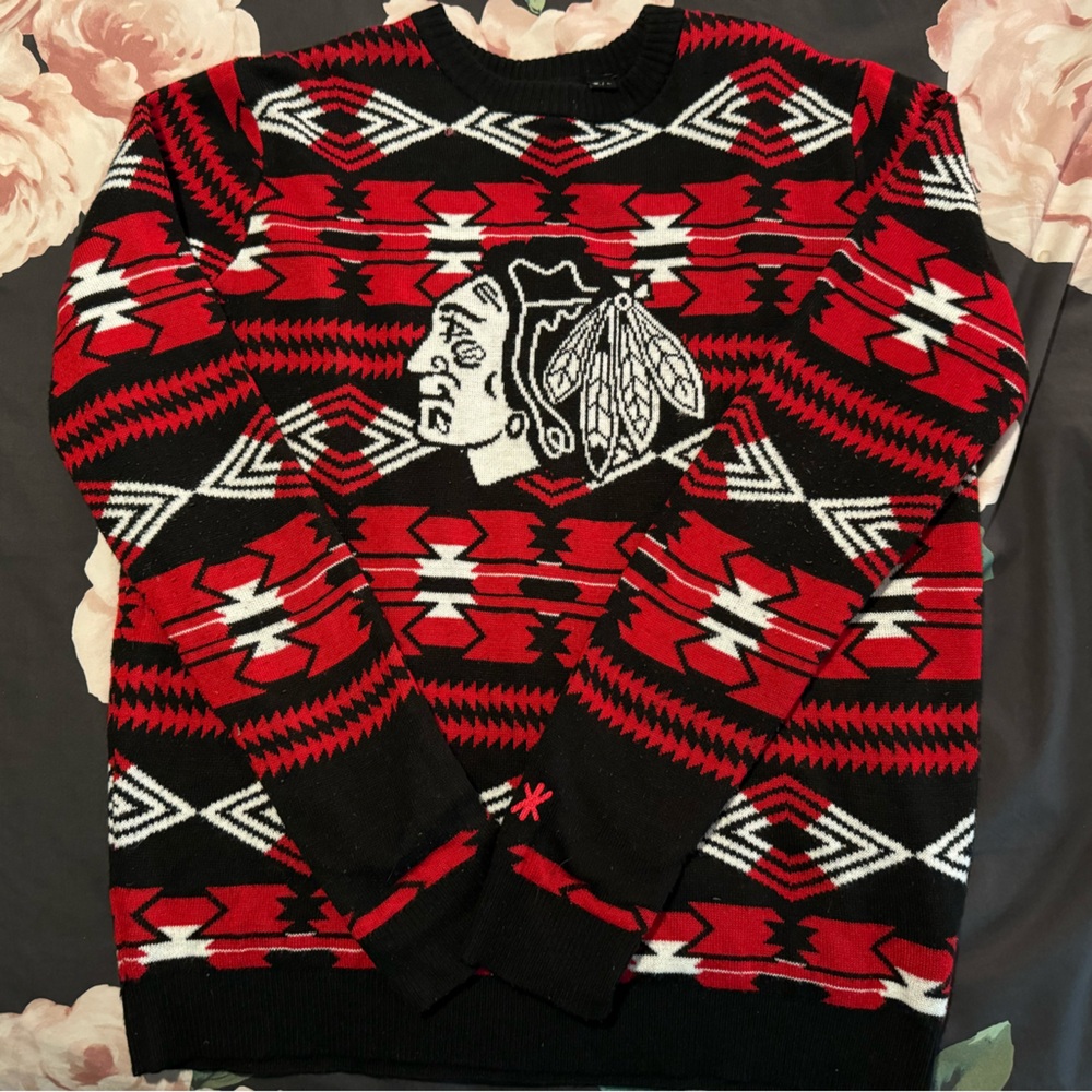 BLACKHAWKS HOLIDAY UGLY SWEATER
